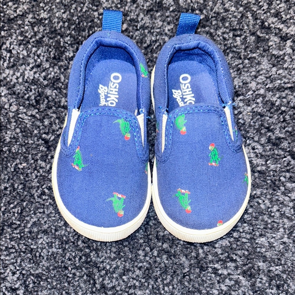 OshKosh B’gosh Baby Boy Slip-On Sneakers (Size 4)